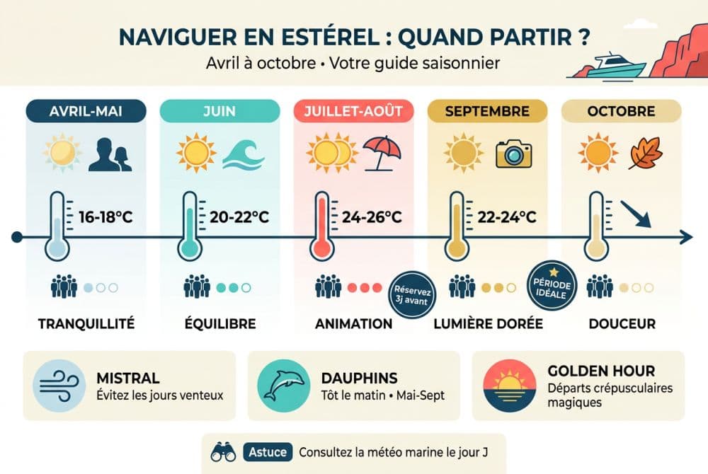 Quand partir : saisons, météo et lumière optimale