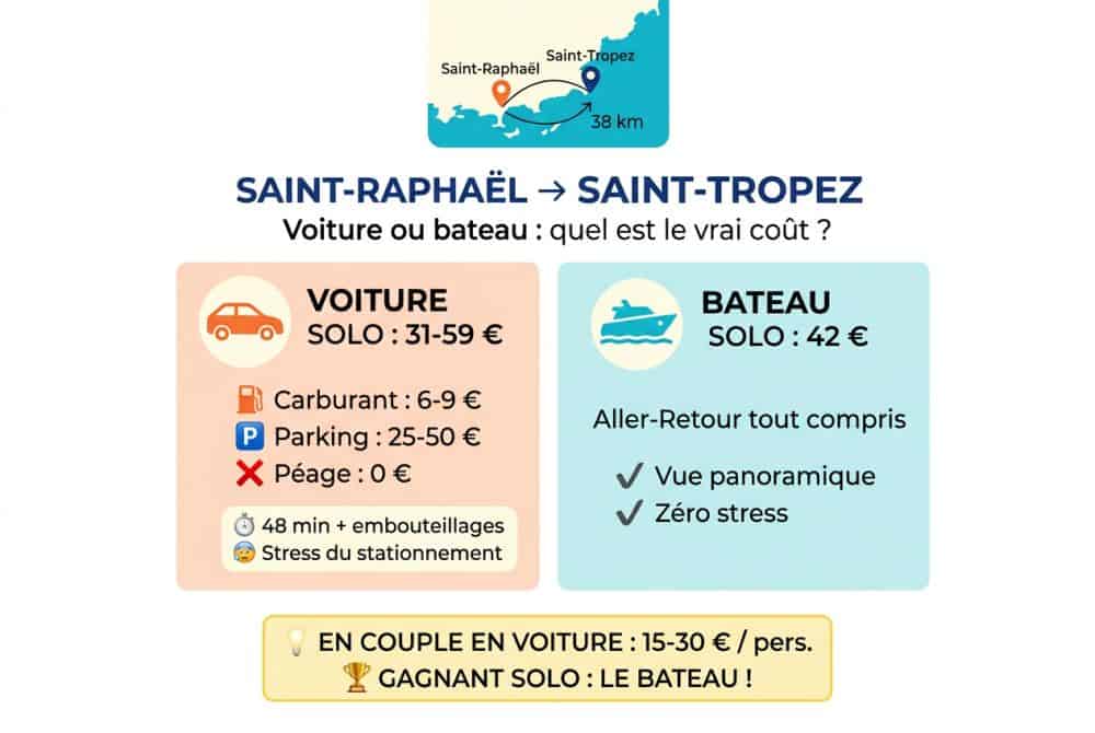 Coût réel de la voiture : essence, péage et stationnement