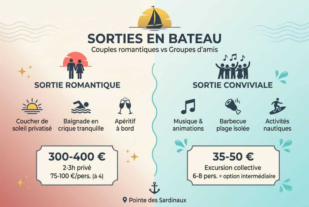 Couples et groupes d'amis : entre romantisme et convivialité