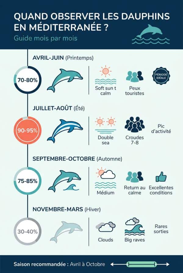 Les meilleures périodes mois par mois