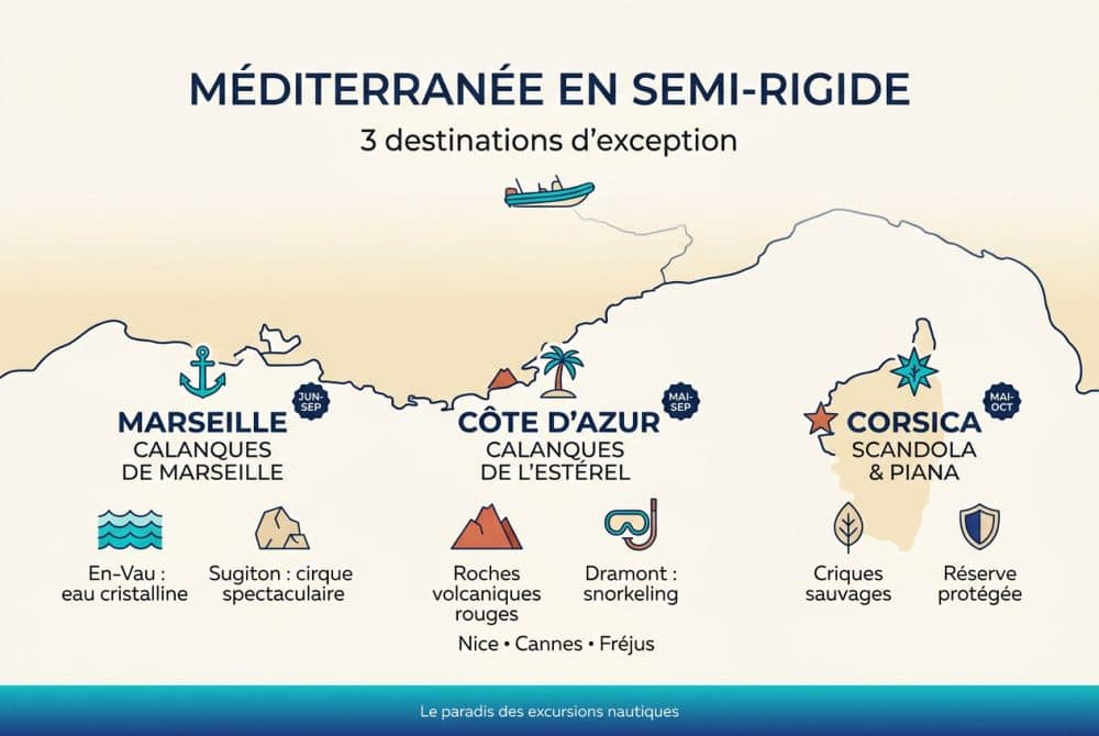 Méditerranée : Côte d'Azur, Calanques et criques de l'Estérel