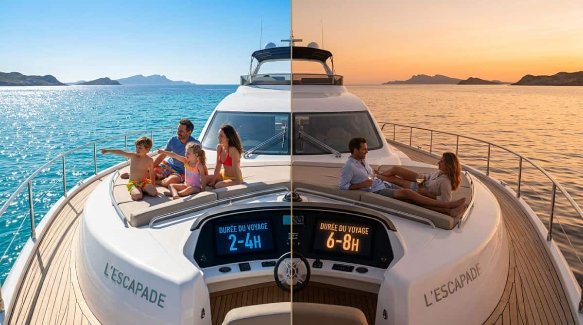 Demi-journée ou journée en bateau : que choisir