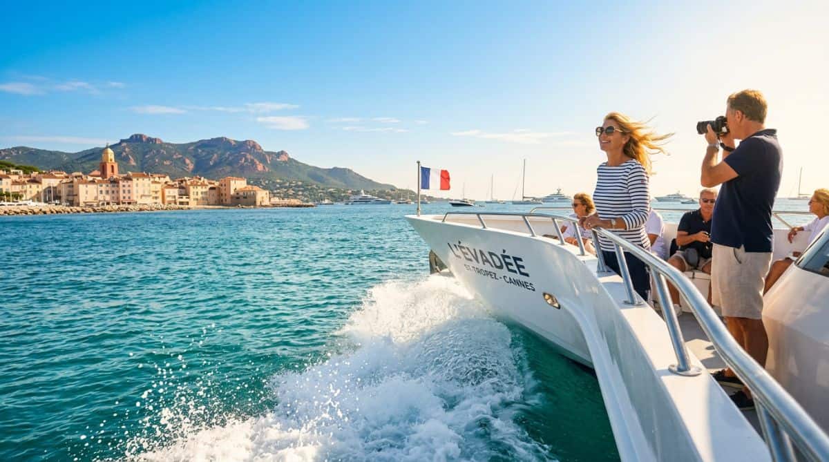 Gagner Saint-Tropez et le golfe par la mer