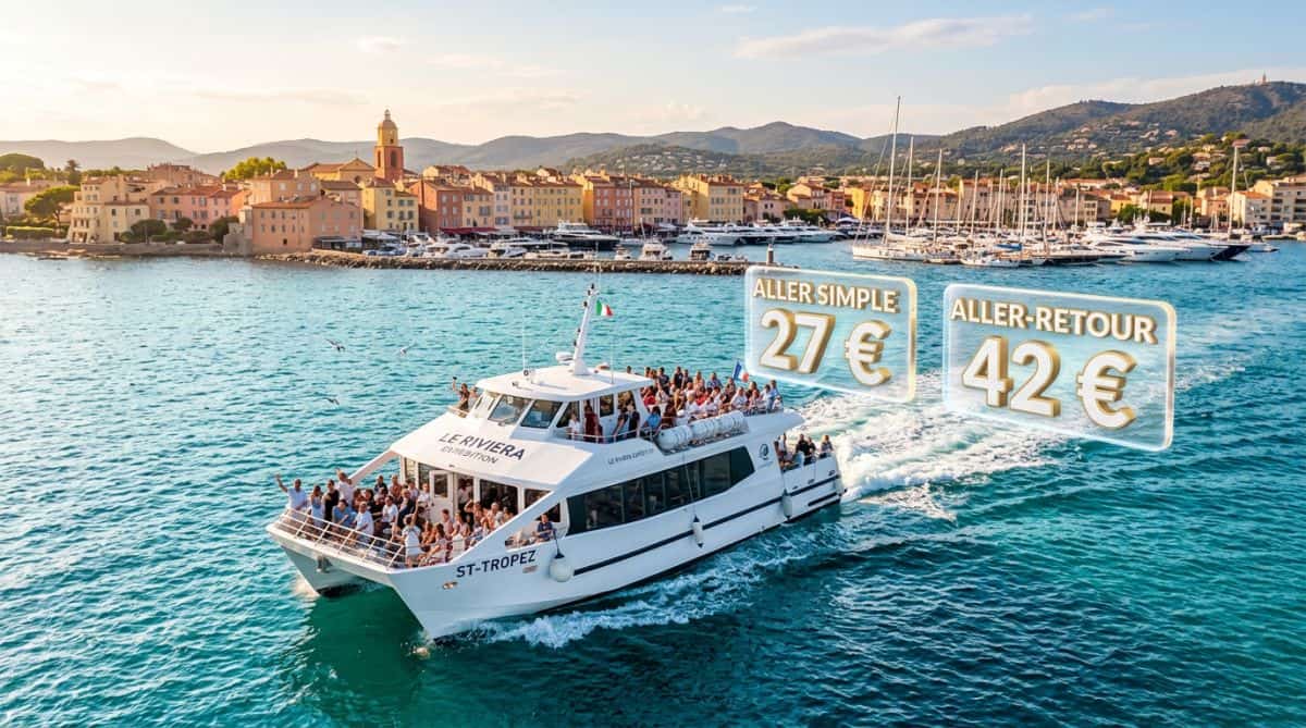 Prix de la liaison maritime vers Saint-Tropez